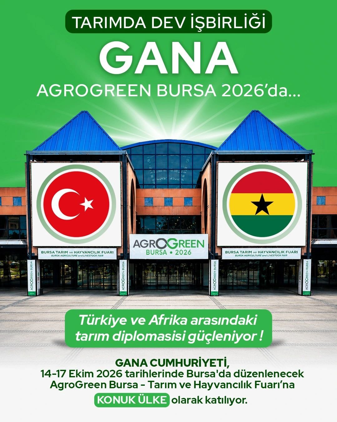 Ghana — Honour Guest Country at Bursa AgroGreen 2026